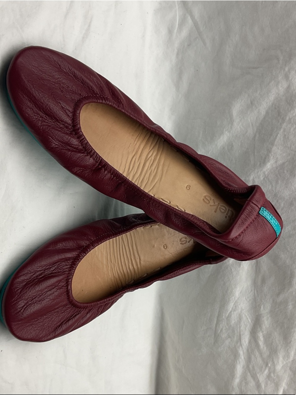 Tieks by Gavrieli Burgandy size 9